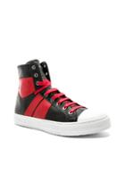 Amiri Sunset Leather Sneakers In Black
