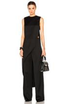 Esteban Cortazar Two Piece Jumpsuit In Black