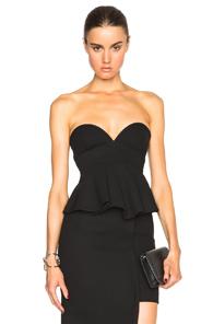 Nicholas Double Bonded Bustier In Black