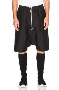Rick Owens Pod Shorts In Black