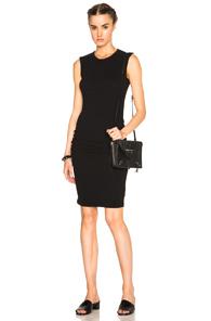 James Perse Skinny Crew Neck Dress In Black
