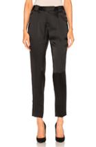 Michelle Mason Pleat Trousers In Black