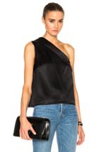 Michelle Mason Asymmetric Top In Black