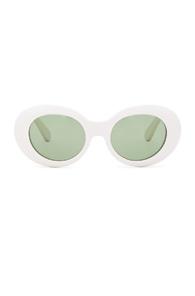 Acne Studios Mustang Sunglasses In White