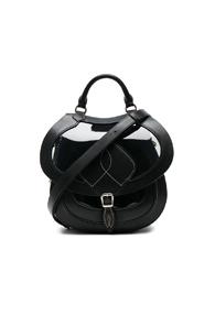Maison Margiela Saddle Bag In Black