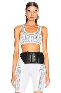 Fendi Ffreedom Bra Top In White