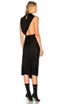 Vetements Wrap Around Dress In Black