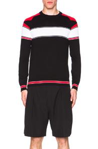 Givenchy Graphic Sweater In Black