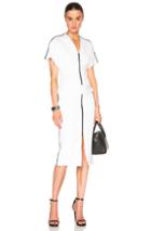 Josh Goot Drop Waist Tee Dress In White