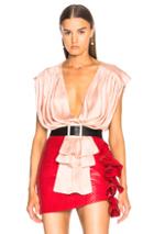 Magda Butrym Durres Top In Pink