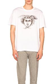 Versace Angel Medusa Tee In White