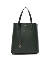 Saint Laurent Toy North South Tote Bag In Green