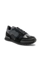 Valentino Canvas Sneakers In Black