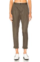 Engineered Garments Willy Post Pants In Green