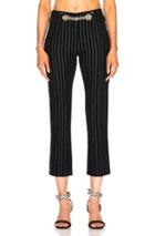 Miaou Tommy Pant With Chainmail Belt In Black,blue,stripes