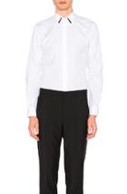 Givenchy Collar Detail Shirt In White