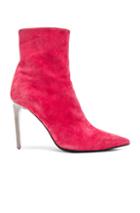 Rag & Bone Suede Wes Boots In Red