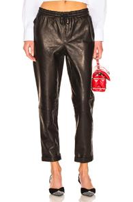 Frame Pull On Trouser In Black