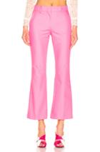 Msgm Tailored Crop Pant In Pink