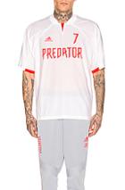 Adidas Football Predator Beckham Jersey In Red,white