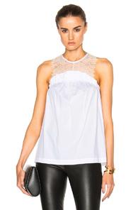 Marissa Webb Mercer Lace Top In White