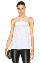 Marissa Webb Mercer Lace Top In White
