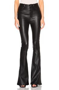 Unravel Fwrd Exclusive High Waisted Flare Pants In Black