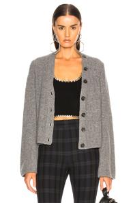 Equipment Paz Cardigan Top In Gray