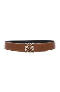 Loewe Anagram Belt In Brown