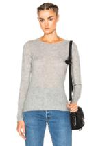 James Perse Thermal Crew Sweater In Gray