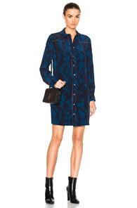 Tanya Taylor Kasia Dress In Blue,floral