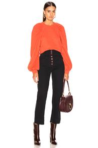 Ulla Johnson Haley Pullover In Orange