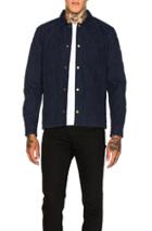 A.p.c. Cole Shirt In Blue