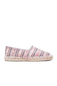 Isabel Marant Etoile Cana Canvas Espadrilles In Stripes,black,red,floral