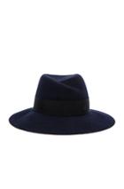 Maison Michel Virginie Felt Hat In Blue