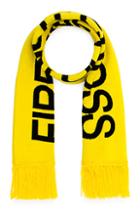 Off-white Firetape Scarf In Yellow
