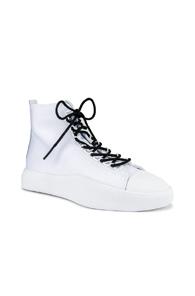 Y-3 Yohji Yamamoto Bashyo Hi-top Sneaker In White