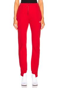 Vetements Push Up Jogging Sweatpants In Red