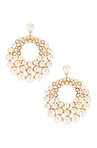 Jennifer Behr Prianna Earrings In White