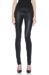 Helmut Lang Leather Legging In Black
