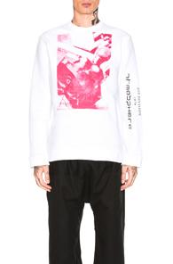 Raf Simons Crewneck Sweatshirt In White