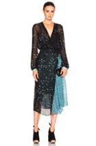 Preen Line Kay Dress In Blue,floral
