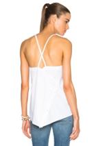 Helmut Lang Scarf Tank Top In White