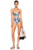 We Are Handsome Panel Poly-blend One Piece In Floral,blue,orange