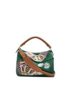 Loewe Playing Card Puzzle Bag In Green