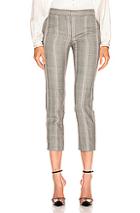 Alexander Mcqueen Prince Of Wales Pant In Gray,plaid,pink