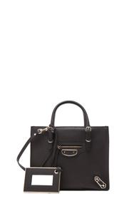 Balenciaga Papier Mini A4 Aj In Black