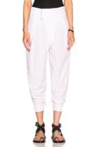 Isabel Marant Odrys Rajasthan Cotton Trousers In Pink