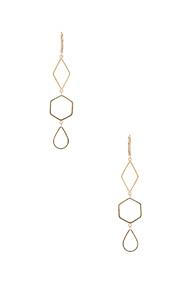 Isabel Marant Love Earrings In Metallics