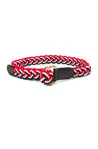 Thom Browne Nantucket Braided Rope D Ring Belt In Red,white,blue,stripes